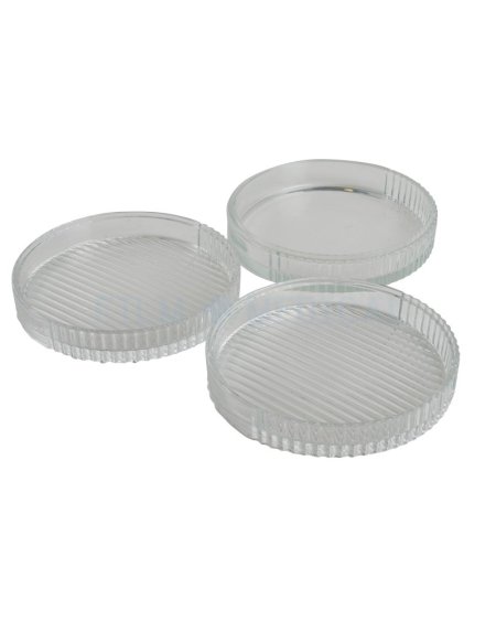 Fluted Glass Dishes (Priced Individually)